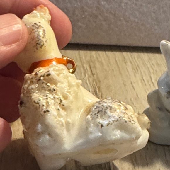 Vintage spaghetti poodle and Japan Terrier Ceramic Dog Figurines MCM - Picture 4 of 12